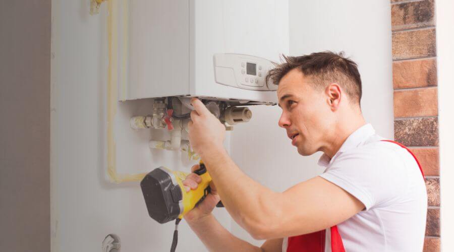 Professional water heater repair in Mount Auburn, IA